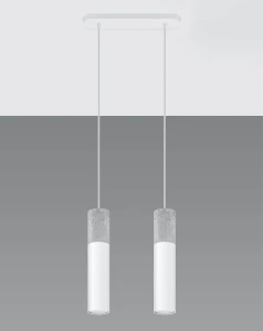 Lampa wisząca BORGIO 2 biały