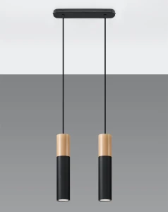 Lampa wisząca PABLO 2 czarna