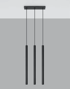 Lampa wisząca PASTELO 3 czarna
