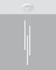 Lampa wisząca PASTELO 3P biała