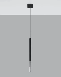 Lampa wisząca MOZAICA 1 czarny/chrom