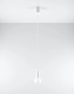 Lampa wisząca DIEGO 1 biała
