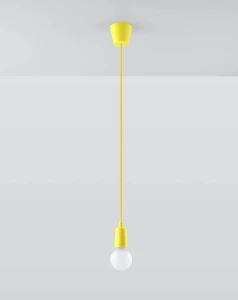 Lampa wisząca DIEGO 1 żółta