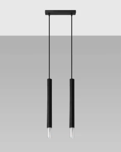Lampa wisząca WEZYR 2 czarna