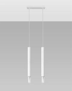 Lampa wisząca WEZYR 2 biała