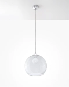 Lampa wisząca BALL transparentny
