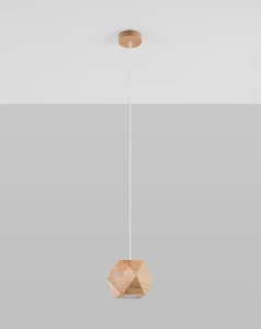 Lampa wisząca WOODY naturalne drewno