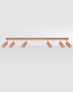Plafon ZEKE 6 dąb