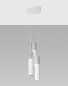 Lampa wisząca BORGIO 3P biały