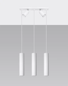 Lampa wisząca RING 3 biały