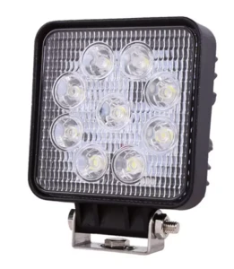 Lampa LED Robocza 10-30V 27W kwadratowa