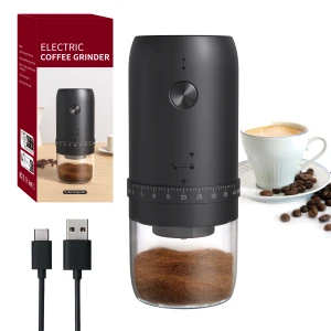 Elektryczny młynek do kawy z grubością mielenia USB